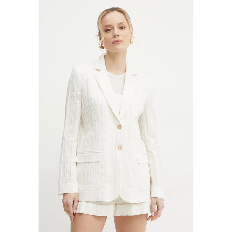 Sako s prímesou ľanu Twinset 62696977