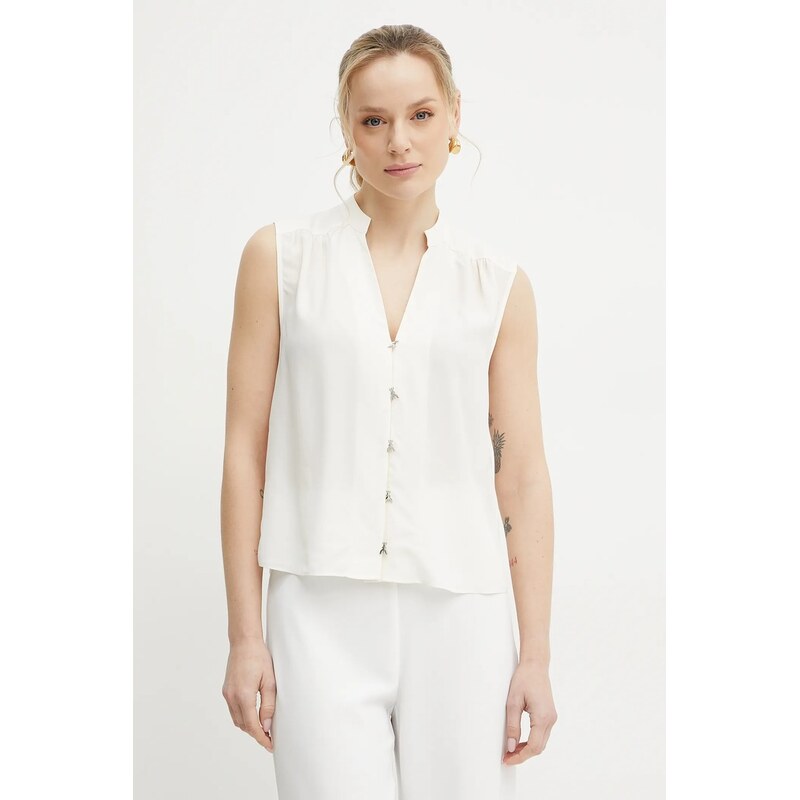 Košeľa s prímesou hodvábu Patrizia Pepe 64325635