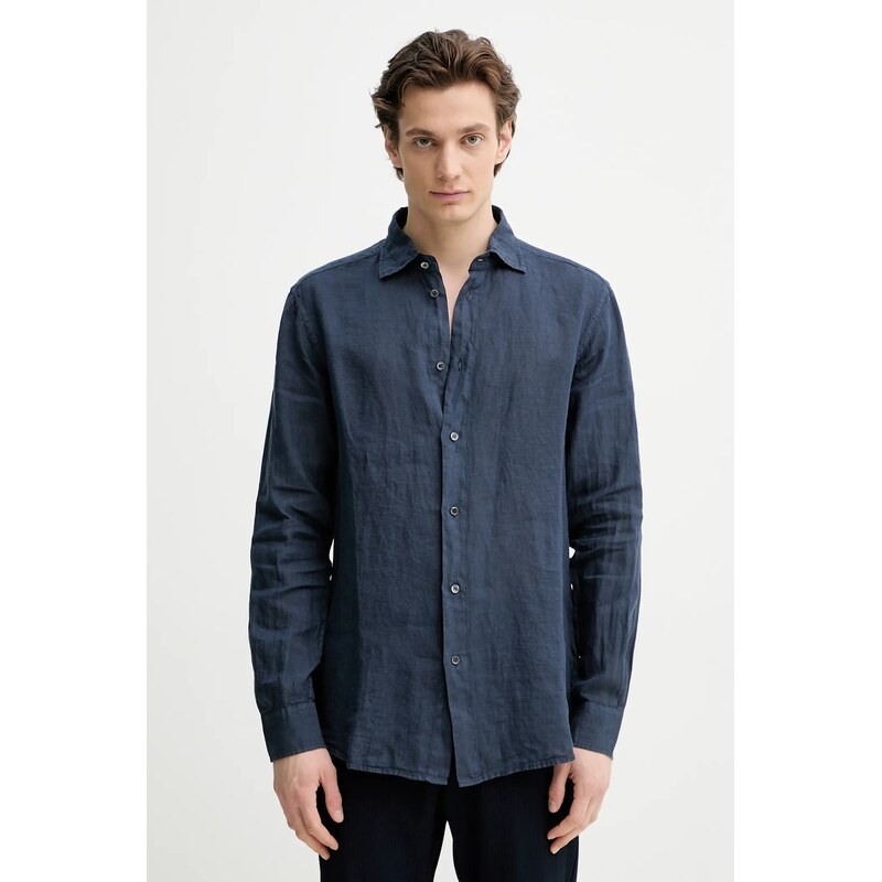 Ľanová košeľa BARENA VENEZIA Camicia Mola 62853917