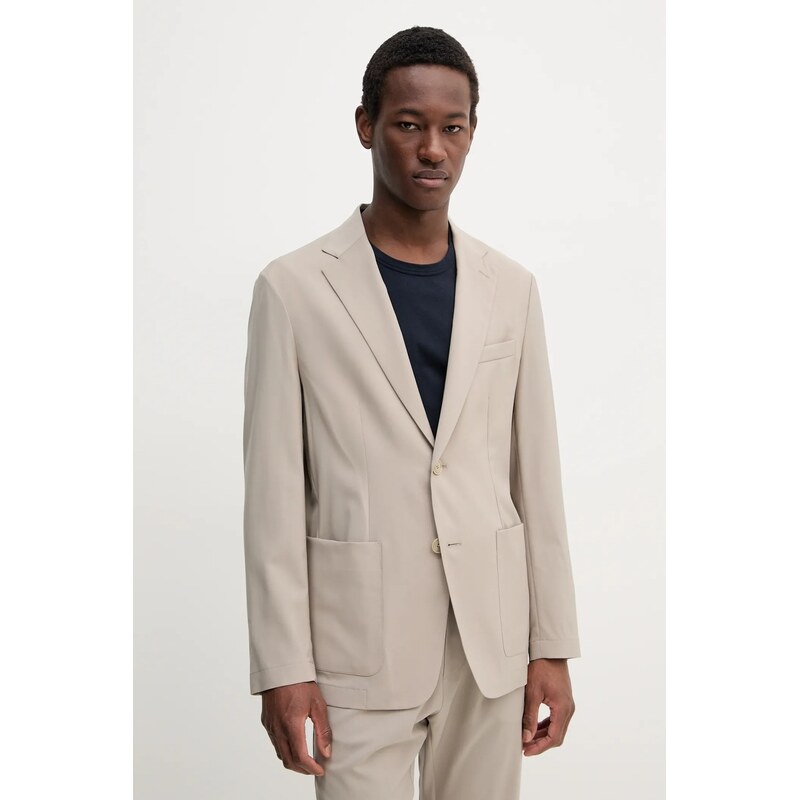 Vlnené sako BARENA VENEZIA Camicia Mola 62851200