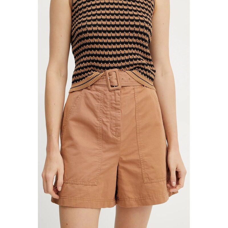 Šortky s prímesou ľanu Weekend Max Mara 63998752