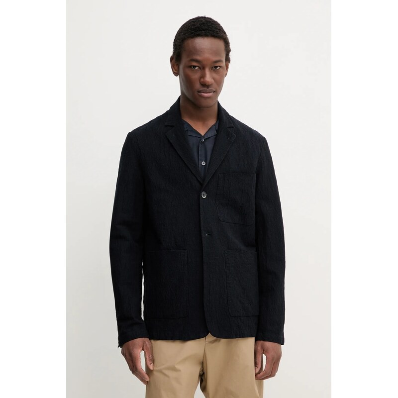 Sako s prímesou ľanu BARENA VENEZIA Camicia Mola 62851250