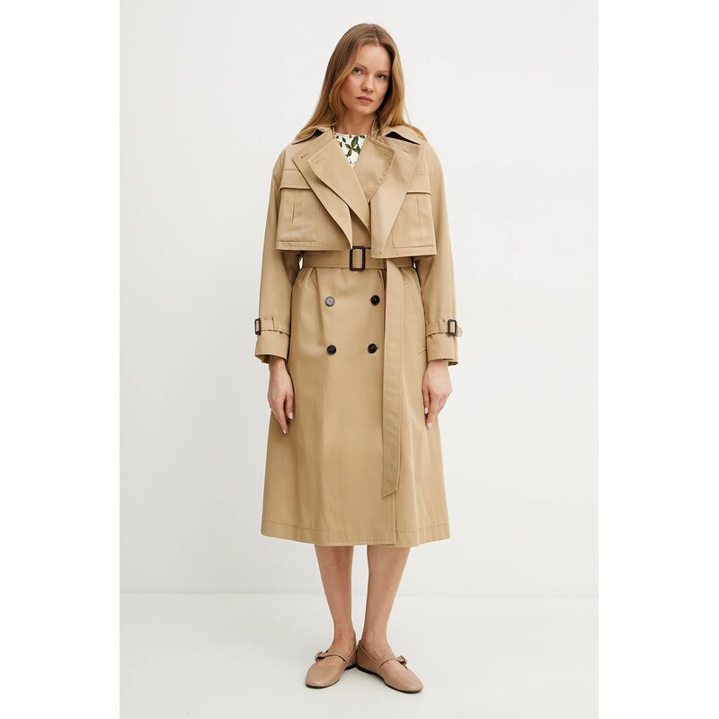 Bavlnený kabát Weekend Max Mara 63998744