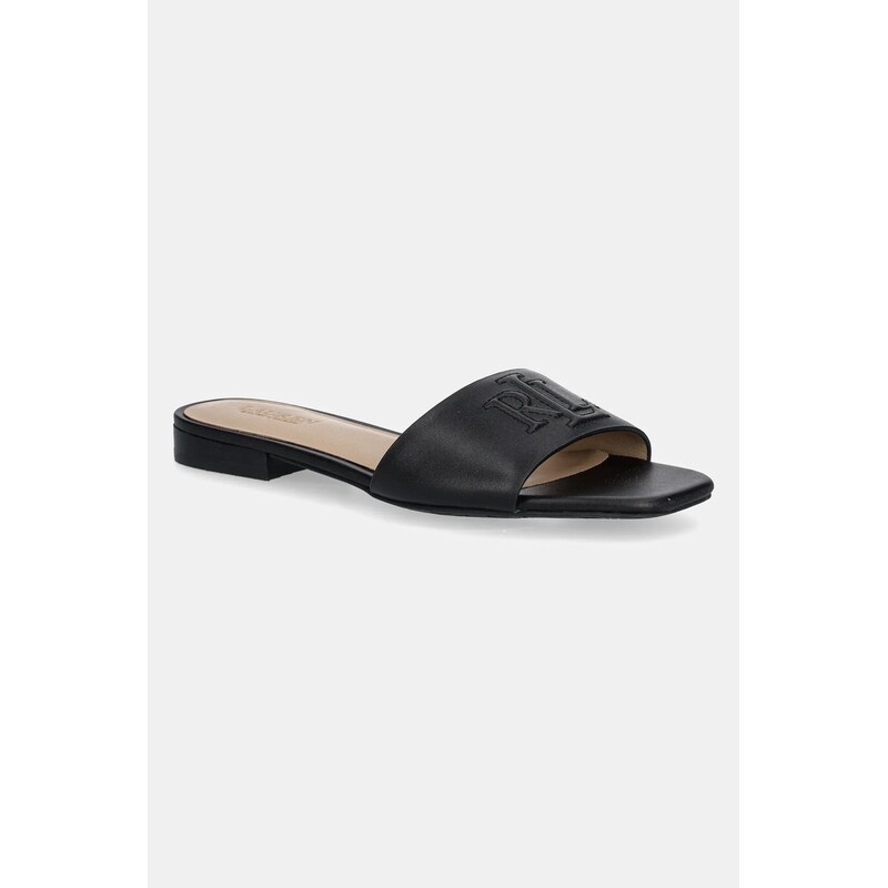 Kožené šľapky Lauren Ralph Lauren Everley Sld 62861608