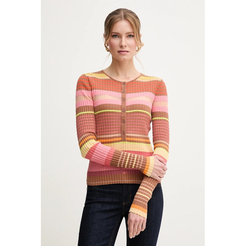 Sveter s prímesou ľanu Pinko 62945416