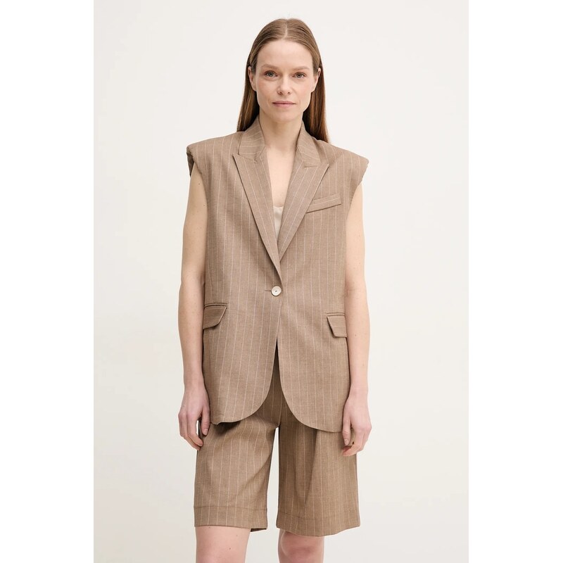 Vesta s prímesou ľanu La Petite Française VALMY 62946288