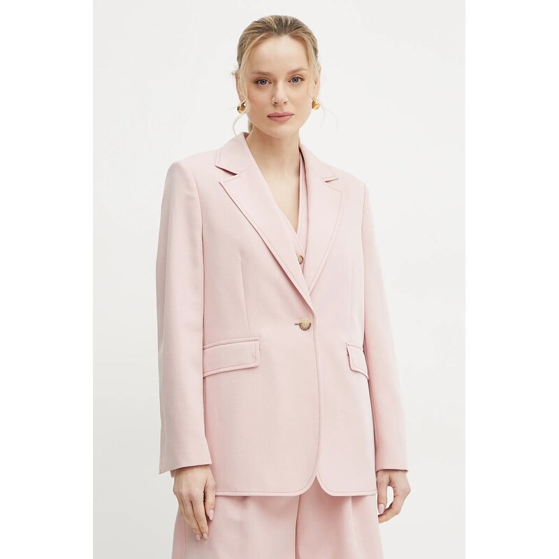 Sako s prímesou ľanu BOSS Orange 62946434