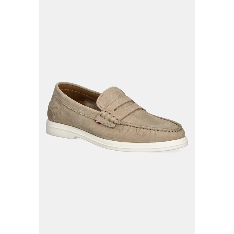 Nubukové mokasíny Tommy Hilfiger TOMMY HILFIGER NUBUCK P LOAFER 63142479