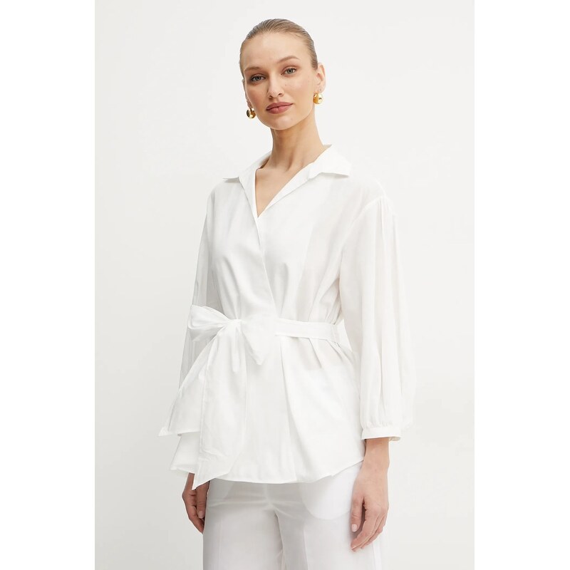 Košeľa s prímesou hodvábu Weekend Max Mara 63998910