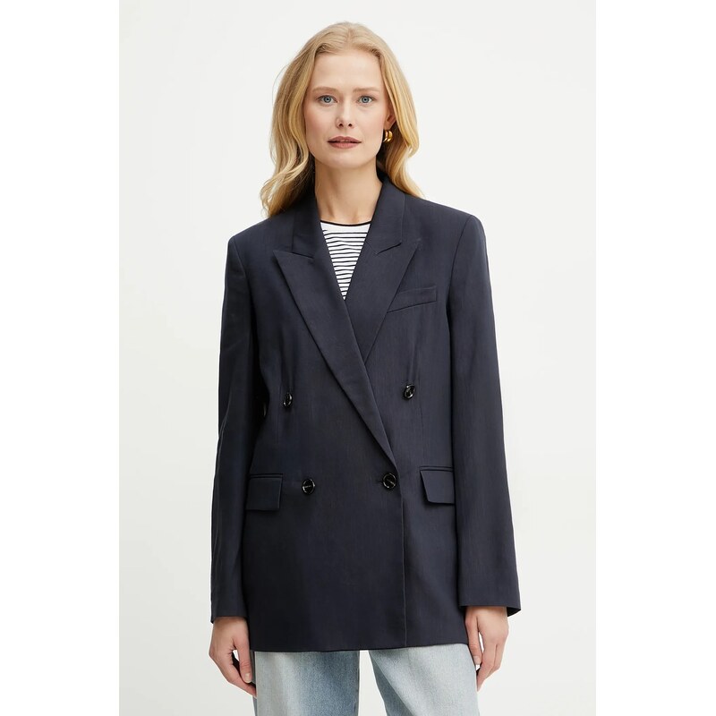 Ľanové sako BOSS 62958409