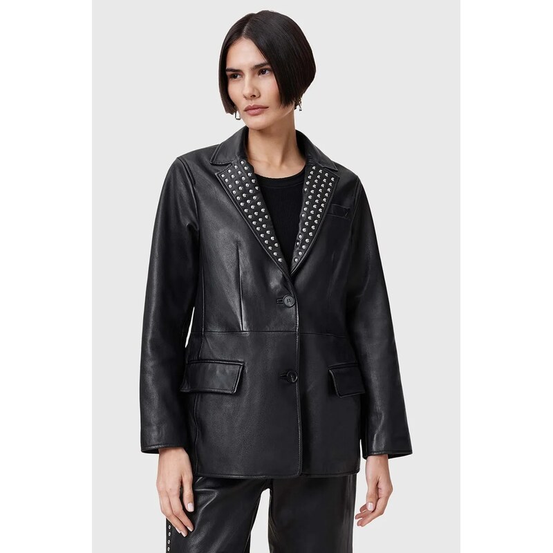 Kožené sako AllSaints CORINNA 63996675