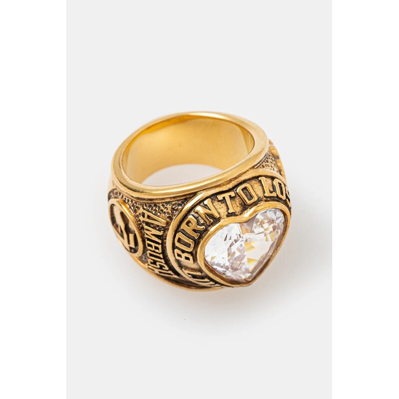 Strieborný prsteň AMBUSH Heart Class Ring 62968889