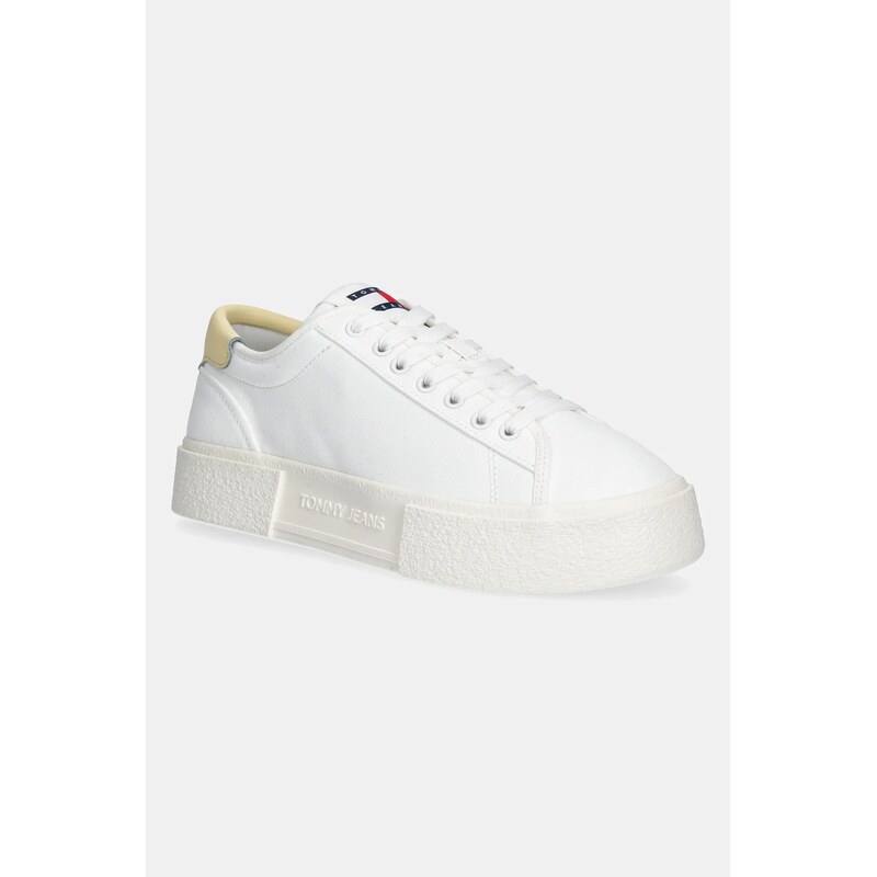 Tenisky Tommy Jeans FLATFORM CANVAS SNEAKER 62980091