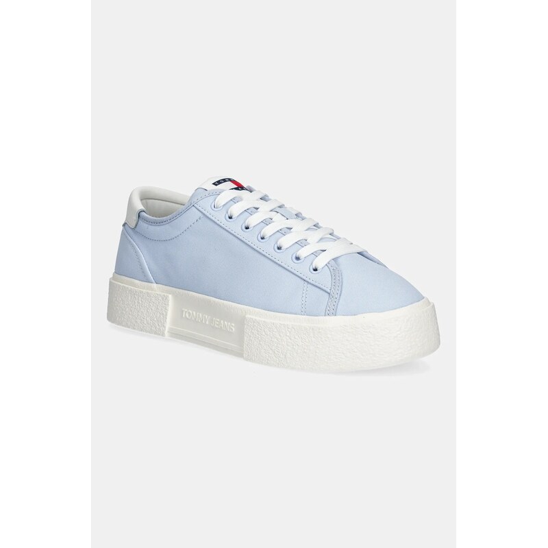 Tenisky Tommy Jeans FLATFORM CANVAS SNEAKER 62980092