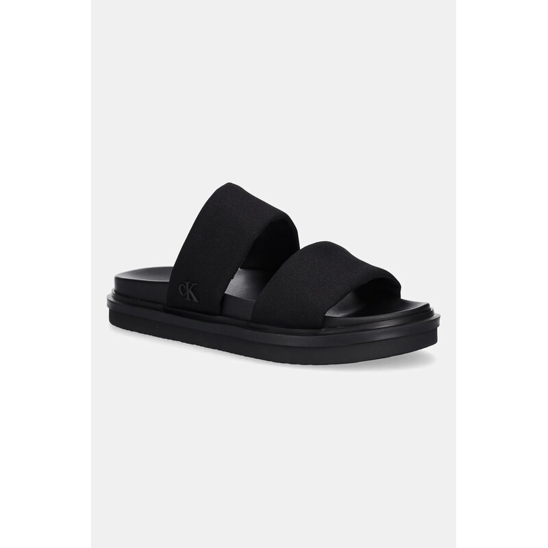 E-shop Šľapky Calvin Klein Jeans FLAT MOLDED DBL BAR SANDAL CV