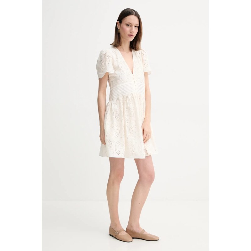 Bavlnené šaty BOSS Orange 63089071