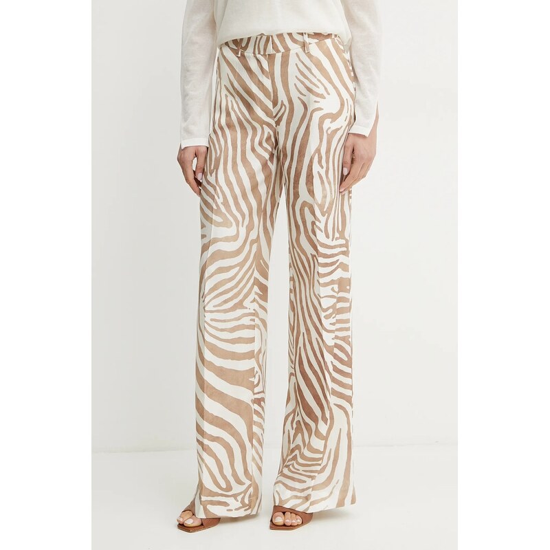 Nohavice s prímesou ľanu Marciano by Guess GISELLE 63039732