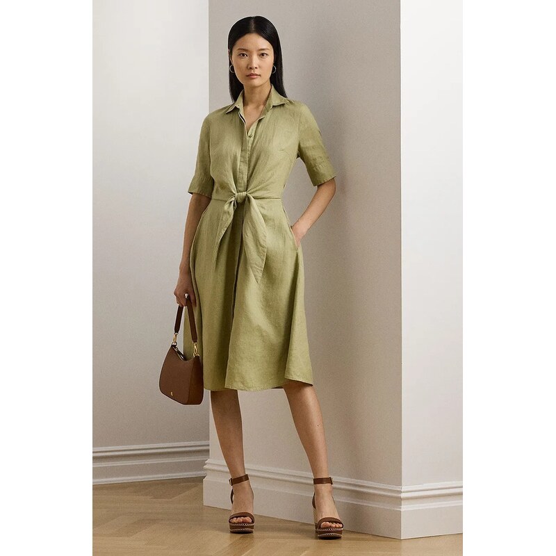 Ľanové šaty Lauren Ralph Lauren 63424253