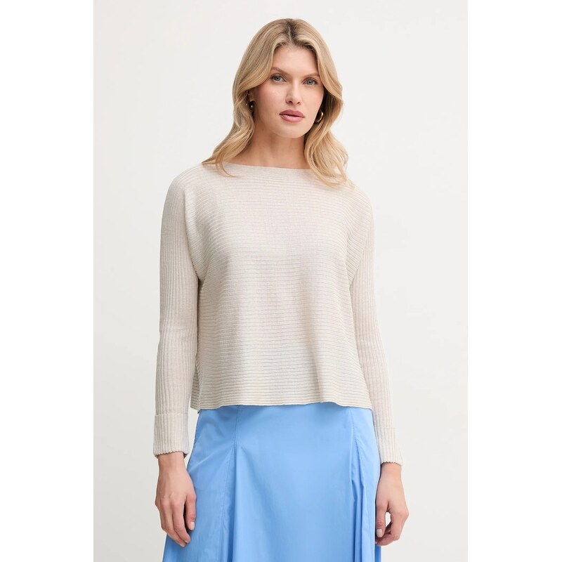 Sveter s prímesou ľanu MAX&Co. 64330459