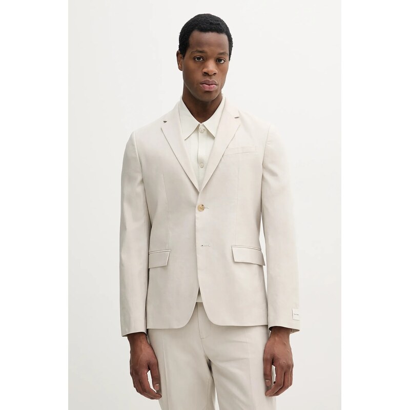 Sako s prímesou ľanu Calvin Klein 63190633