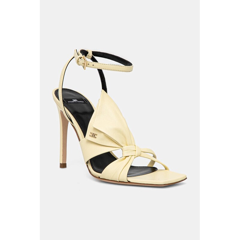 Kožené lodičky Elisabetta Franchi 63999267