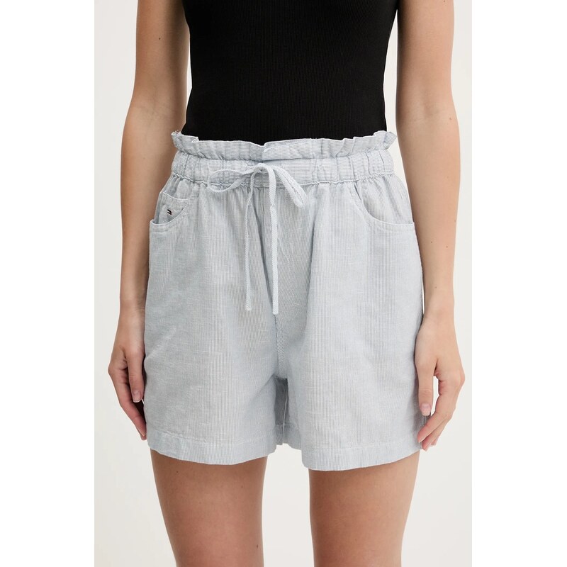 Šortky s prímesou ľanu Tommy Jeans 63300736