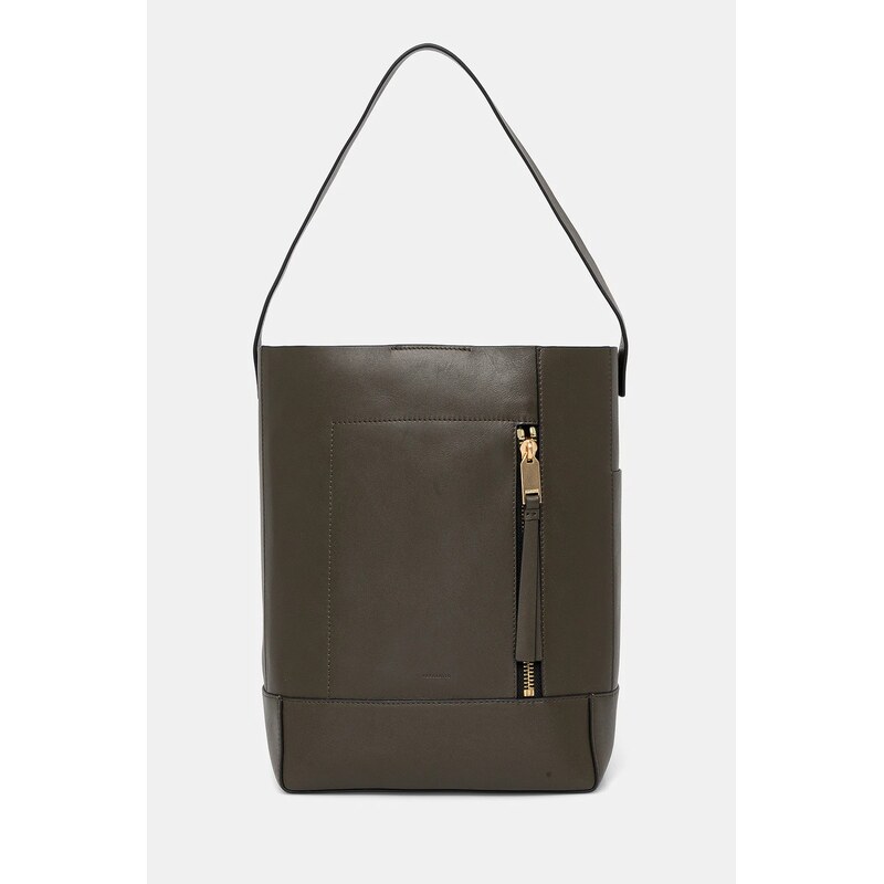 Kožená kabelka AllSaints ALBA HOBO 63996740