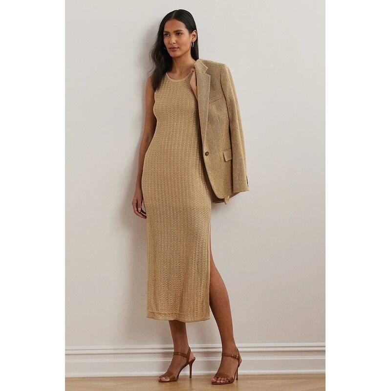 Ľanové šaty Lauren Ralph Lauren 63313067