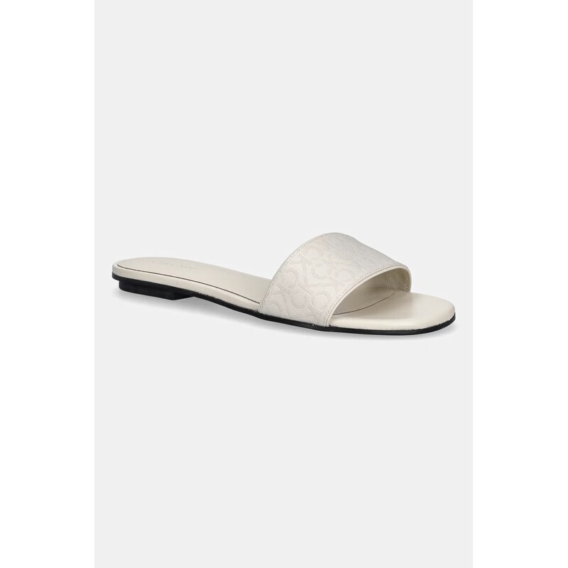 Šľapky Calvin Klein FLAT SLIDE - JACQ 63455143
