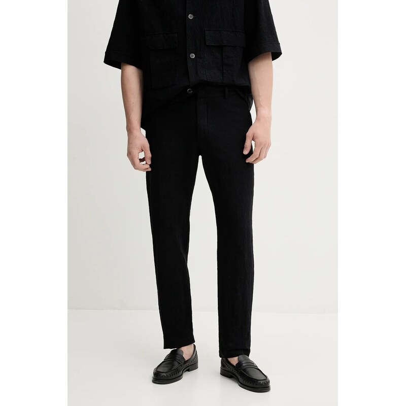 Nohavice s prímesou ľanu BARENA VENEZIA Camicia Mola 63454761