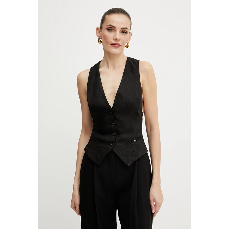 Ľanová vesta Elisabetta Franchi 63999373
