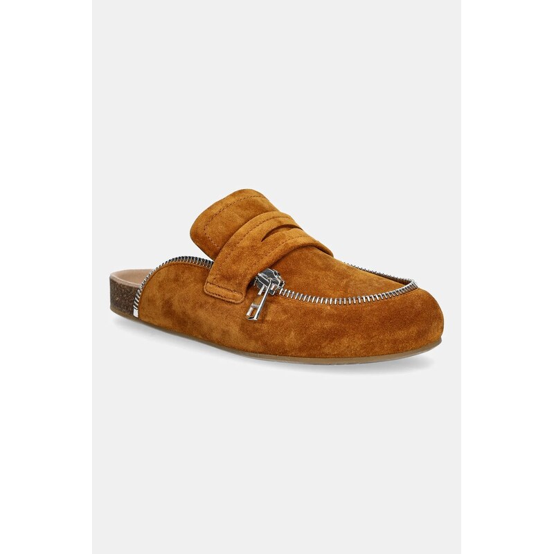 Semišové šľapky JW Anderson Biker Loafer 63457060