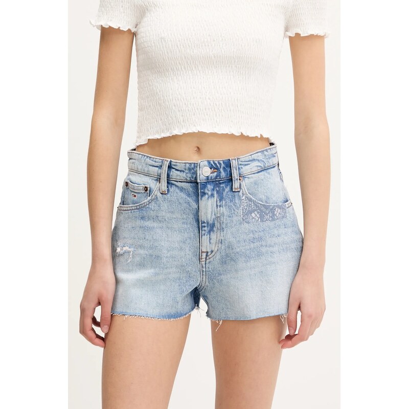 Rifľové krátke nohavice Tommy Jeans 63435078