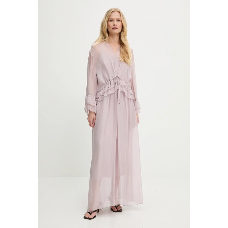 Hodvábne šaty Answear.LAB 63564947