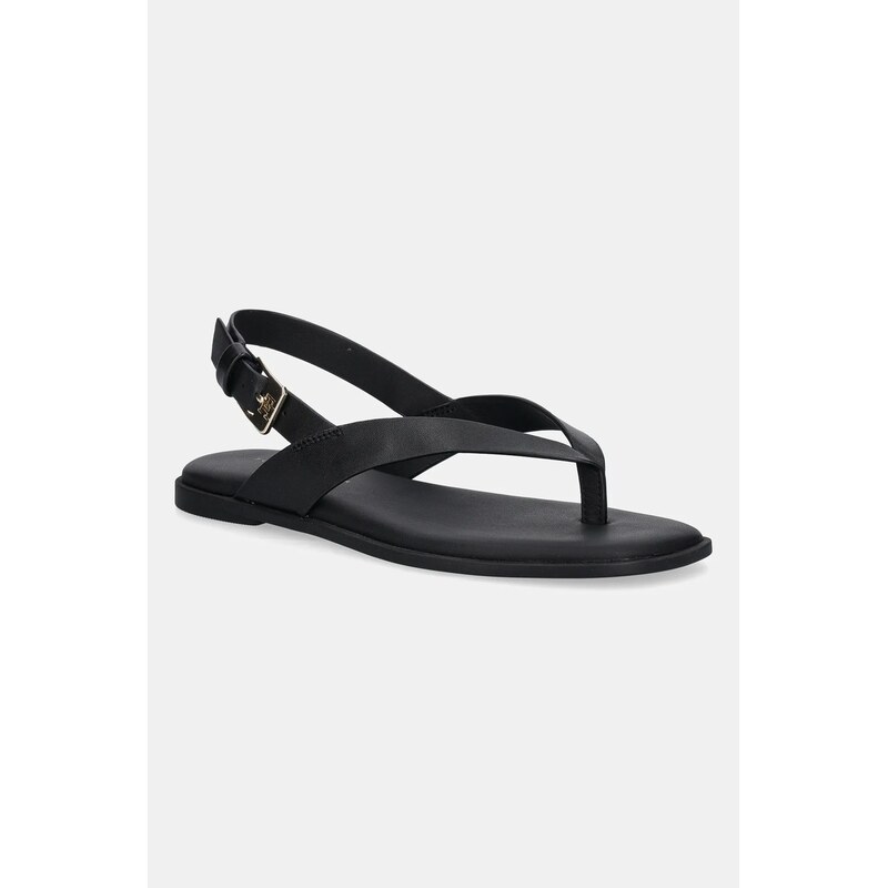 Kožené sandále Tommy Hilfiger COLOR BLOCK THONG FLAT SANDAL 63528462