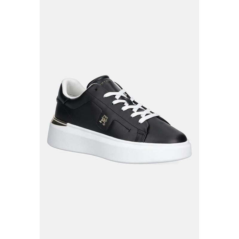 Kožené tenisky Tommy Hilfiger TH FASHION COURT SNEAKER 63546524