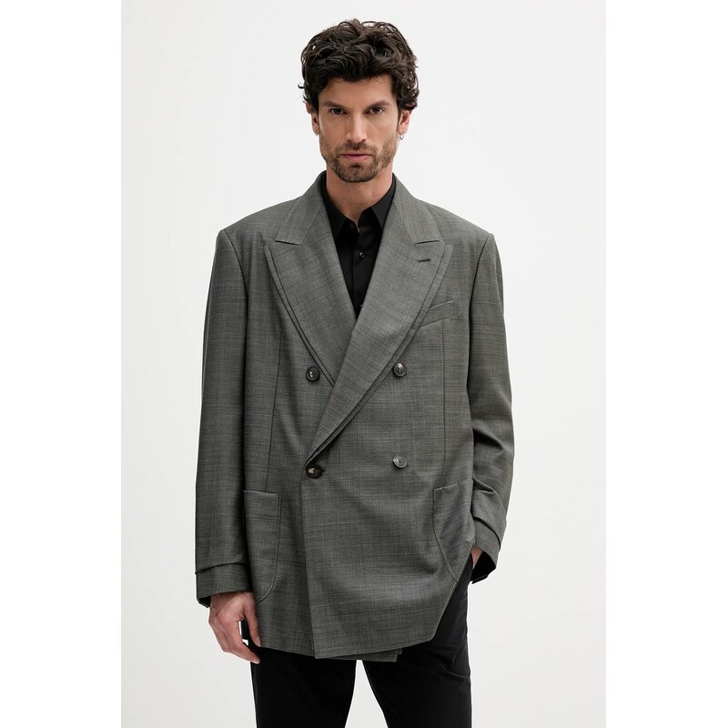 Vlnené sako Emporio Armani 63615567