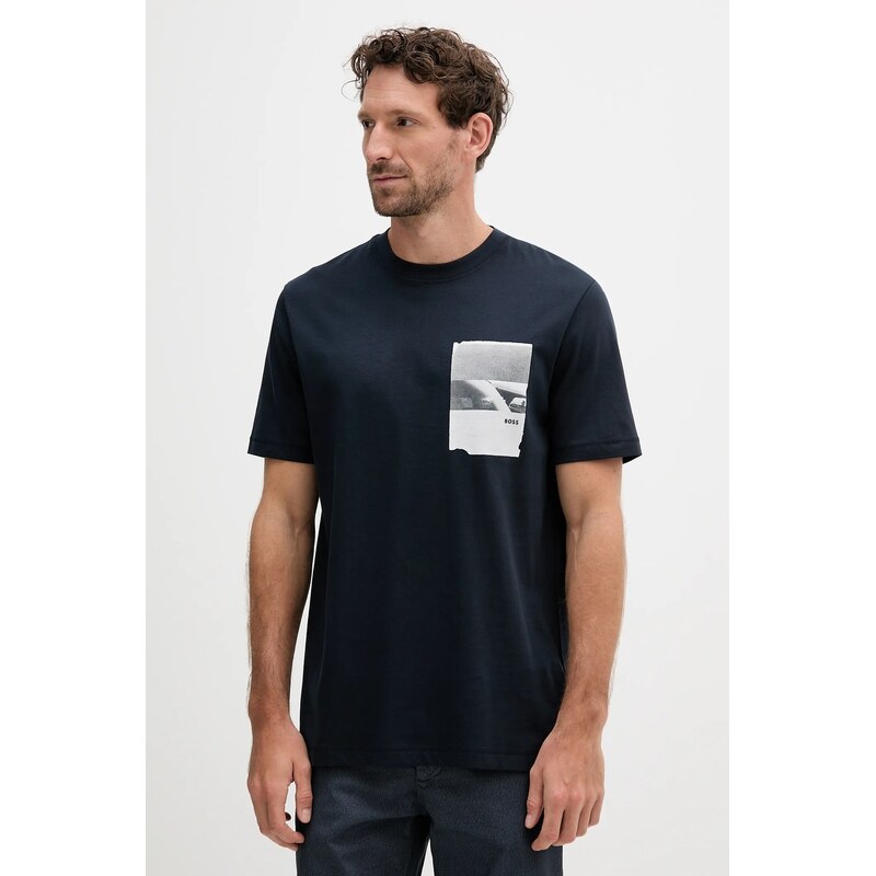 Bavlnené tričko BOSS Orange Te_Container 64118397