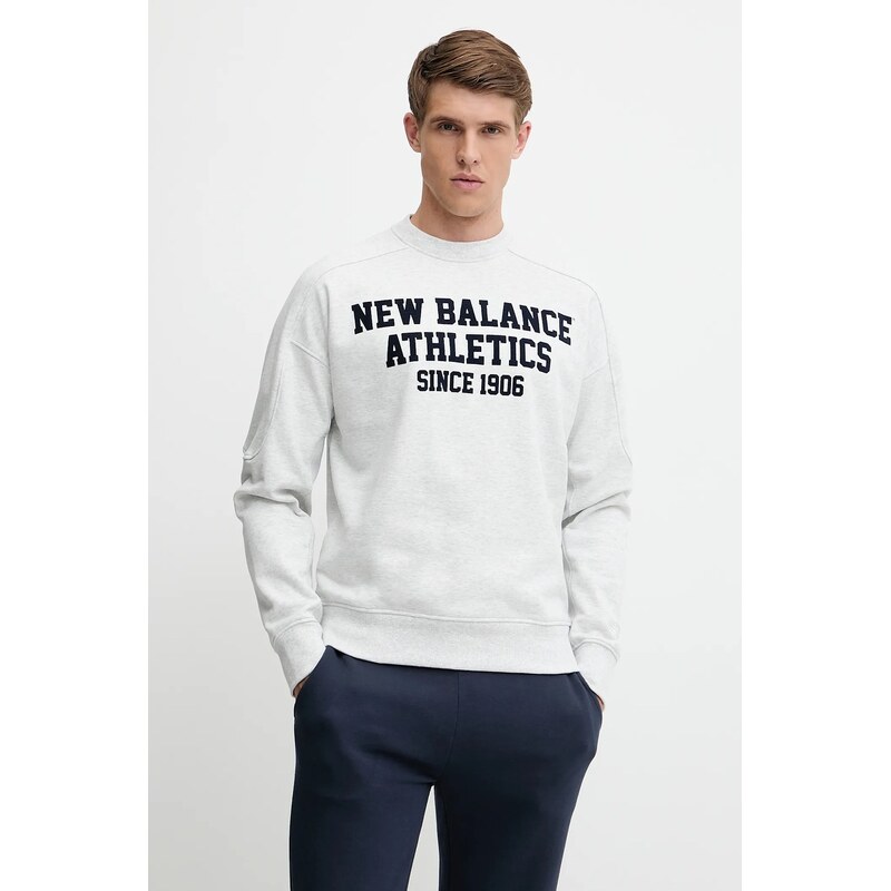 Bavlnená mikina New Balance 63676606