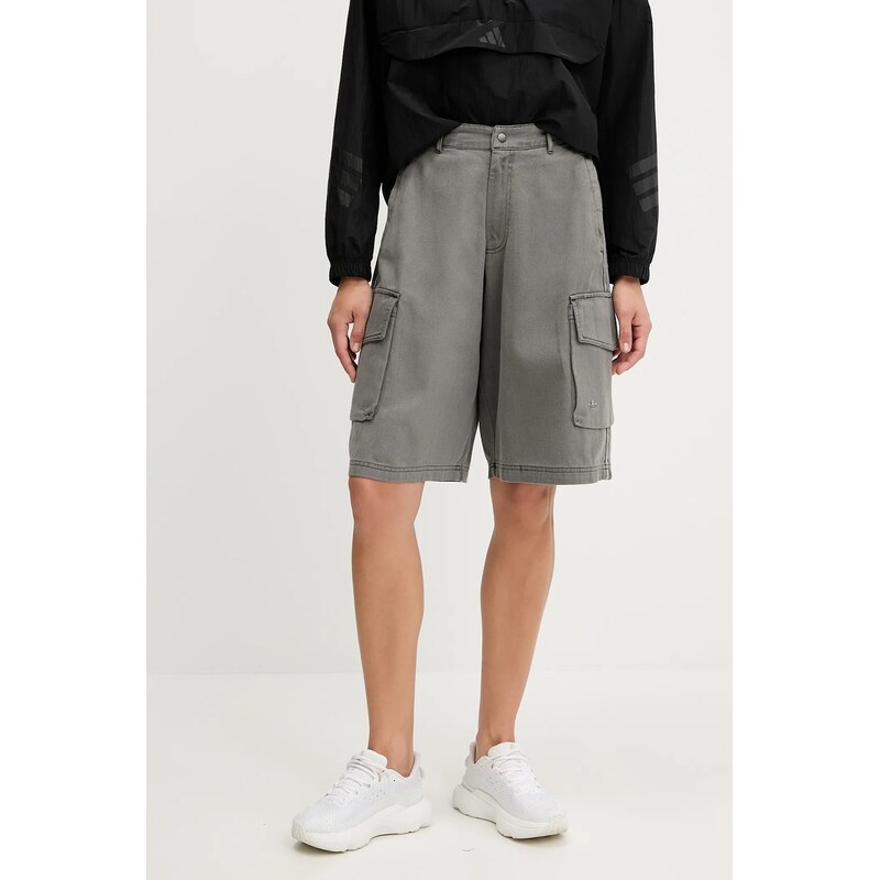 Rifľové krátke nohavice adidas Originals Cargo Jorts 63935890