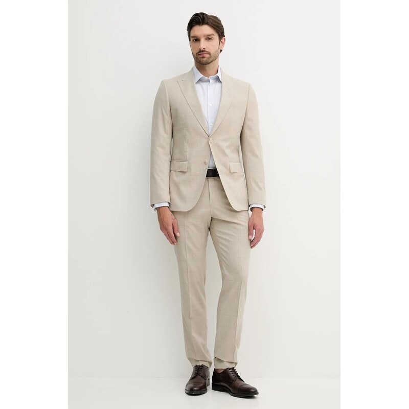 Vlnený oblek BOSS H-Huge-2Pcs-Peak-253 63746413