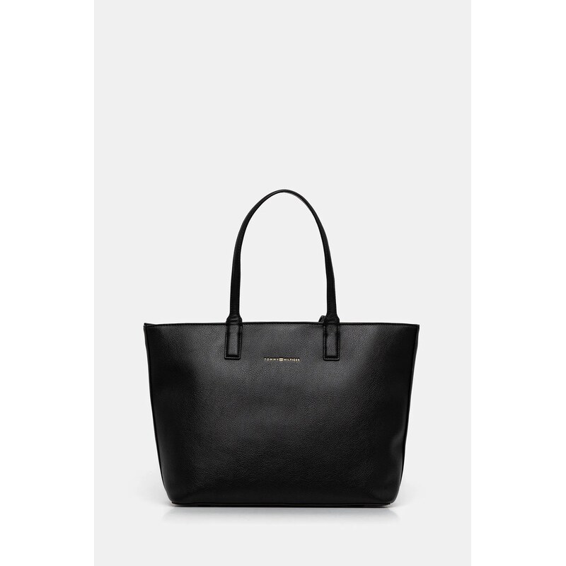 Kabelka Tommy Hilfiger čierna farba, AW0AW17449