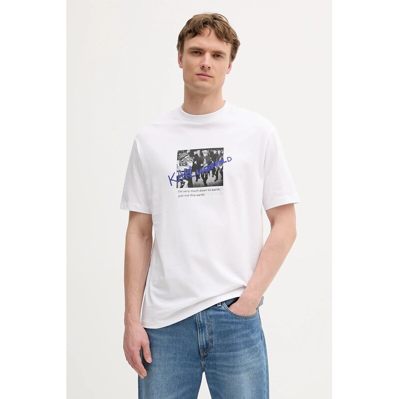 Bavlnené tričko Karl Lagerfeld 63761436