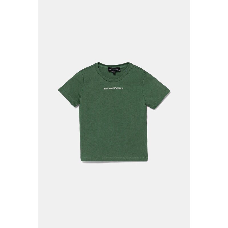 Detské bavlnené tričko Emporio Armani 63761432