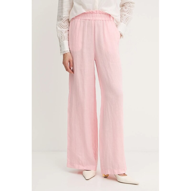 Ľanové nohavice MAX&Co. 64187126