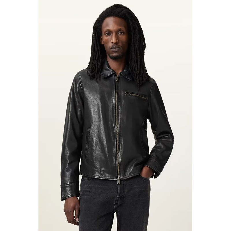 Kožená bunda AllSaints MILLER 63996988