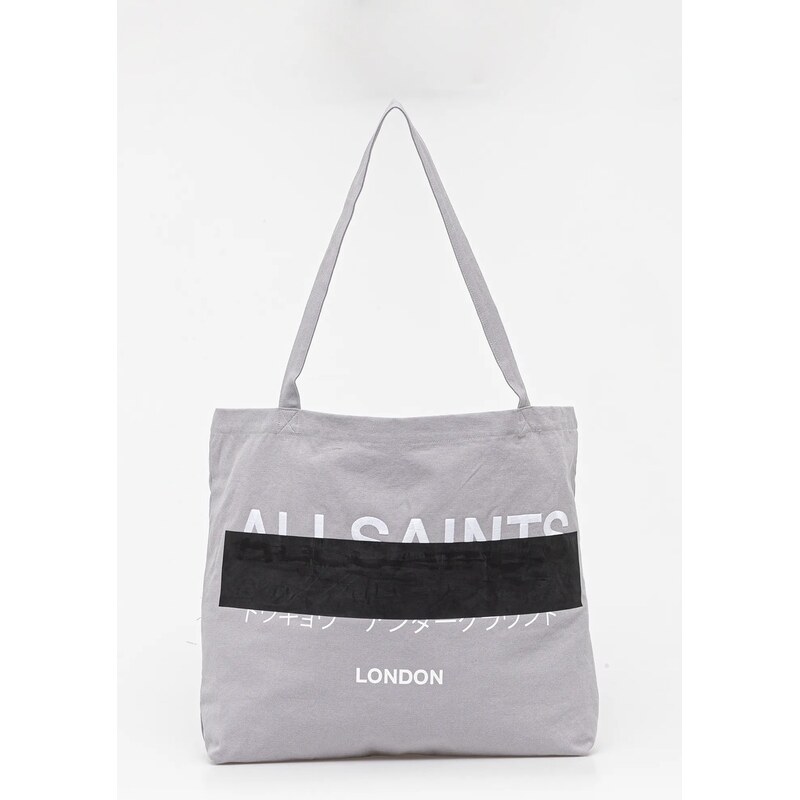 Bavlnená taška AllSaints REDACT 37 x 37 x 12 cm 63997024