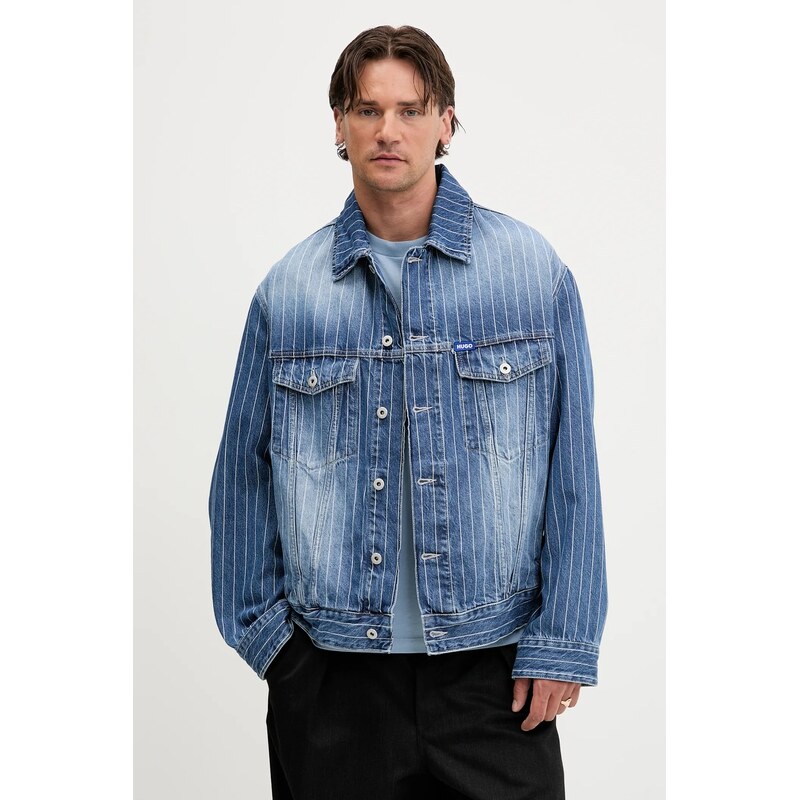 Rifľová bunda Hugo Blue Kirkby 63793256