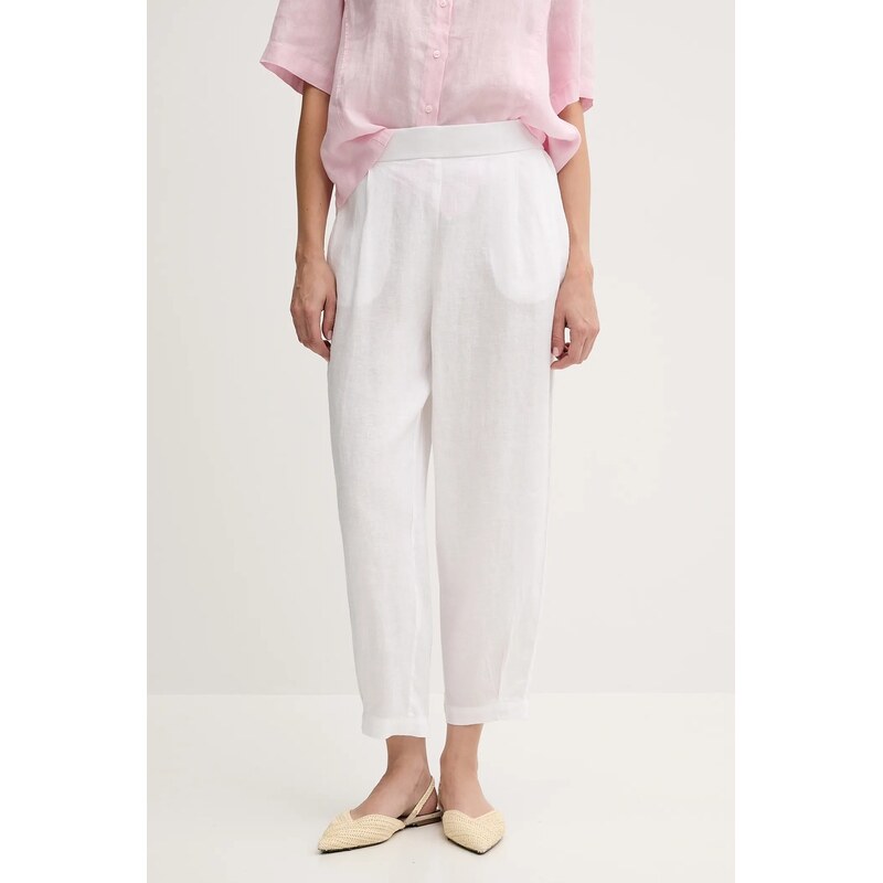 Ľanové nohavice United Colors of Benetton 63811777