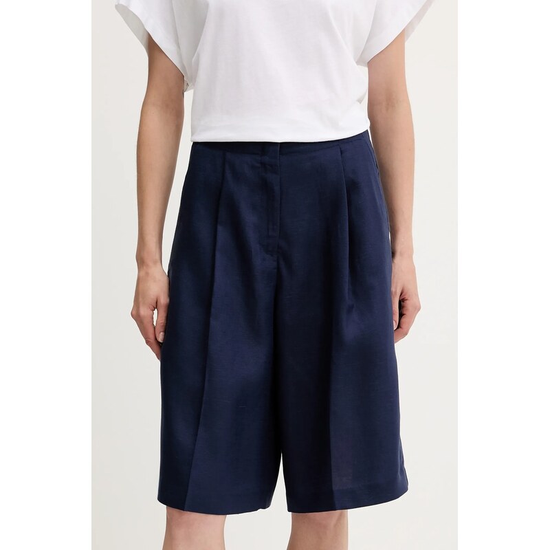 Šortky s prímesou ľanu United Colors of Benetton 63793187